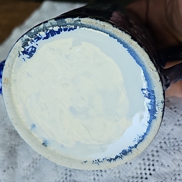 Blue Floral Ceramic Watering Can - Picture 6 of 9